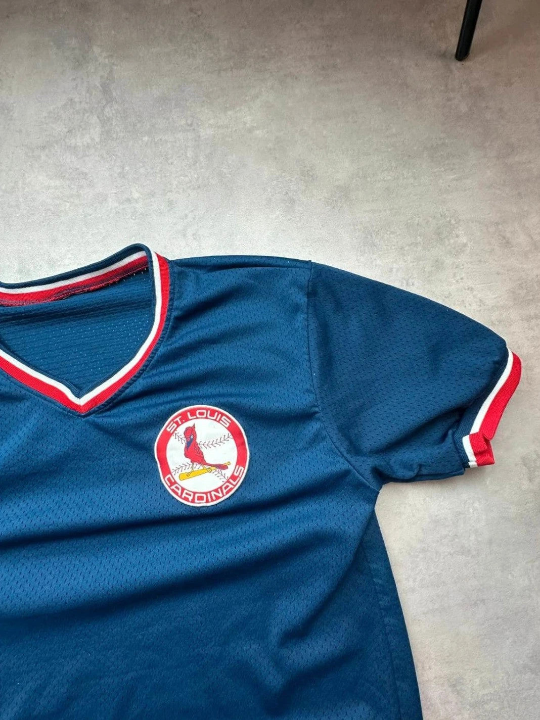Maillot Baseball Vintage St. Louis Cardinals Marine