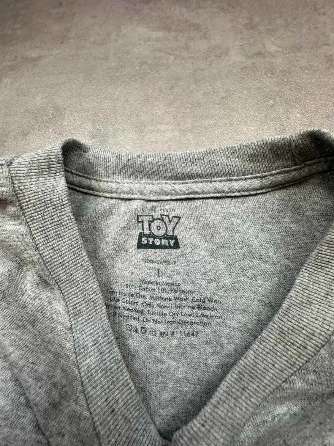 T-Shirt Toy Story Buzz Lightyear 1995 Vintage Gris – Disney Pixar
