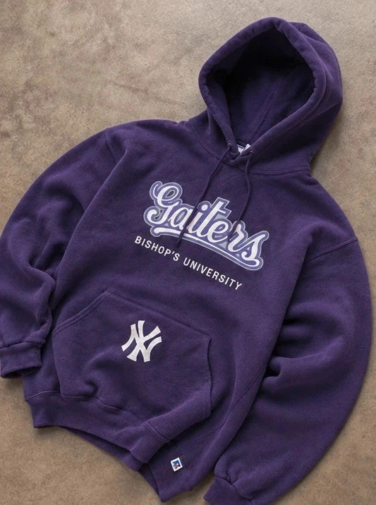 Sweat Hoodie Vintage Bishop’s University Gaiters – Violet
