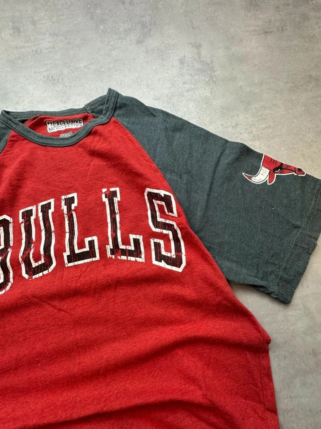 Tee-Shirt NBA Vintage Chicago Bulls Rouge & Gris – Basketball
