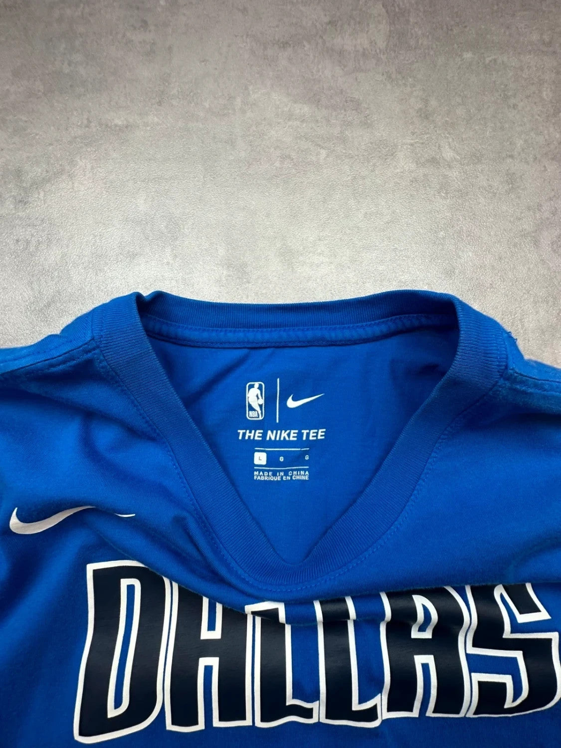 Tee-Shirt Nike Vintage Dallas Mavericks Luka Dončić #77 Bleu