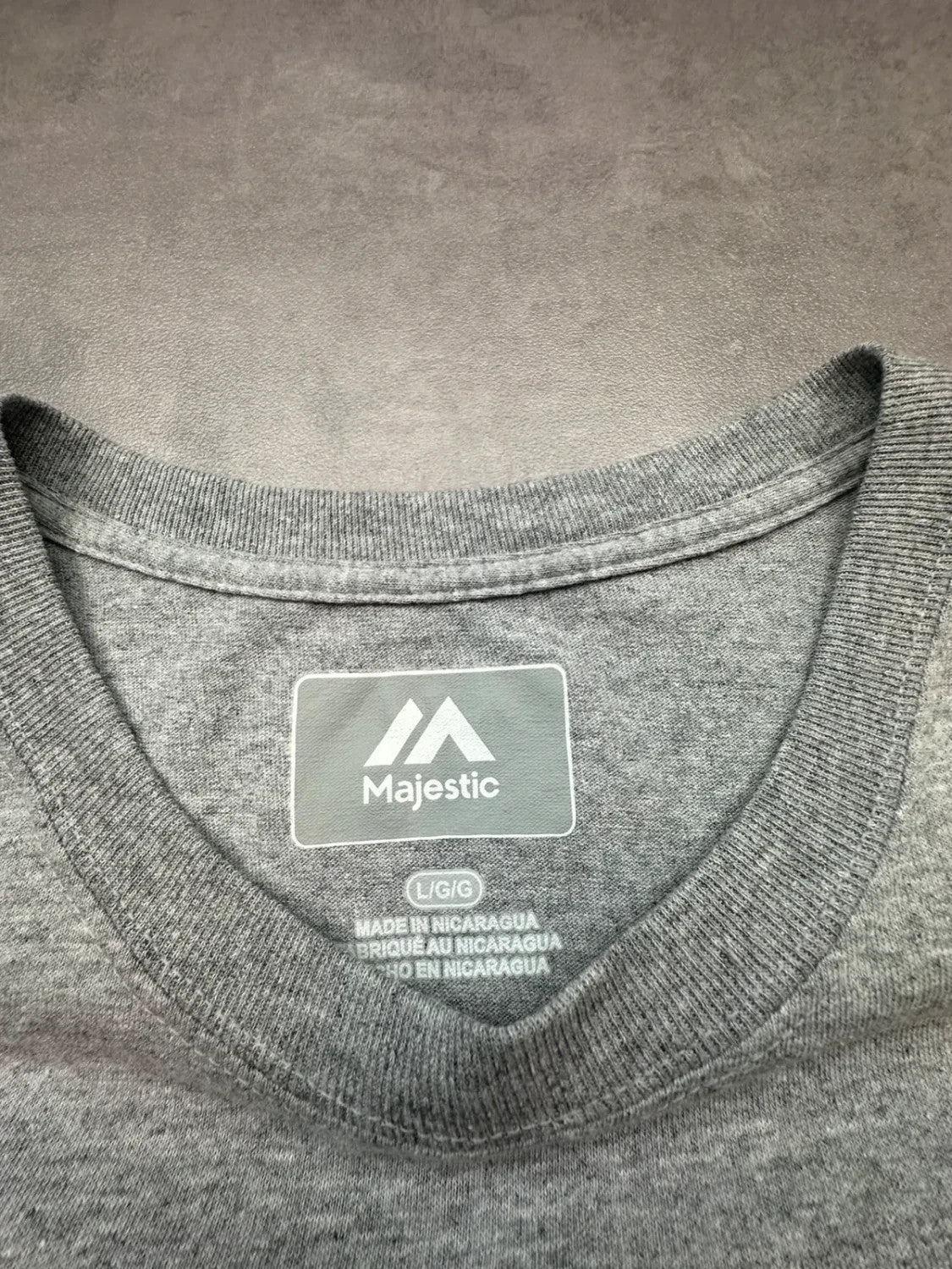 Tee-shirt MLB Vintage Colorado Rockies Majestic Gris