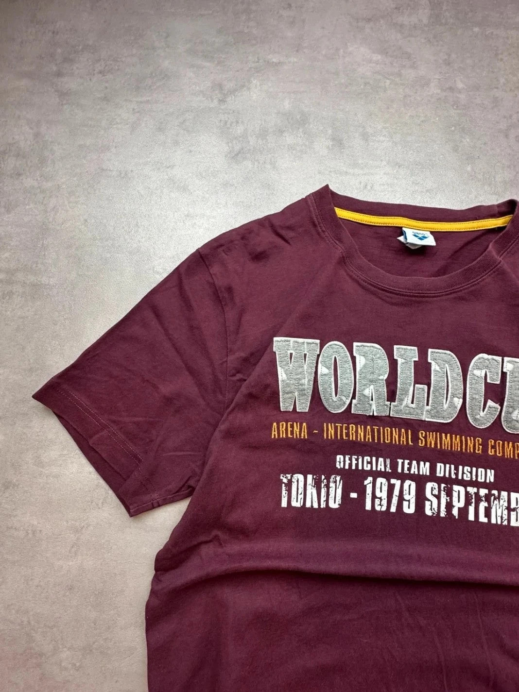 Tee Shirt Vintage Arena World Cup 1979 Tokyo – Swimming