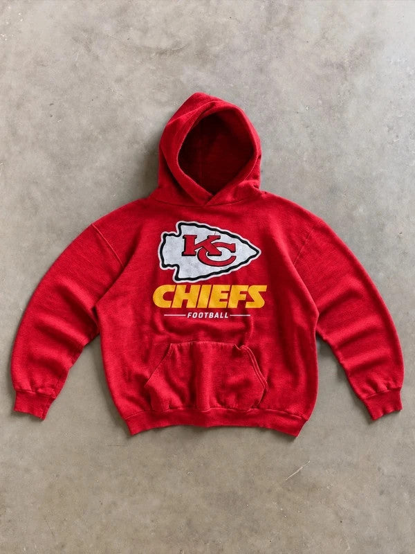 Hoodie Kansas City Chiefs NFL Vintage 90s – Rouge Football USA