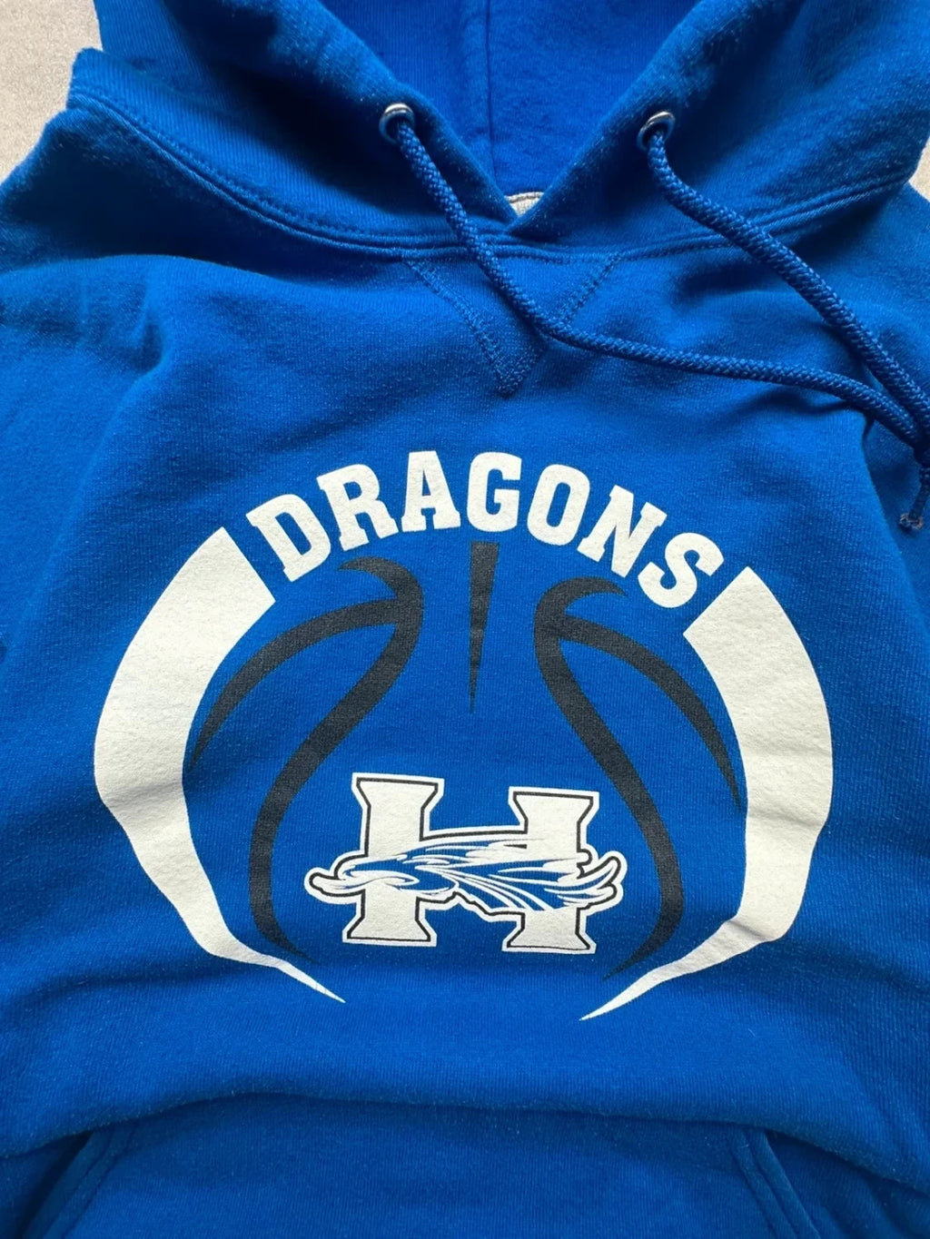 Sweat Vintage Russell Athletic Dragons Basketball – Bleu M