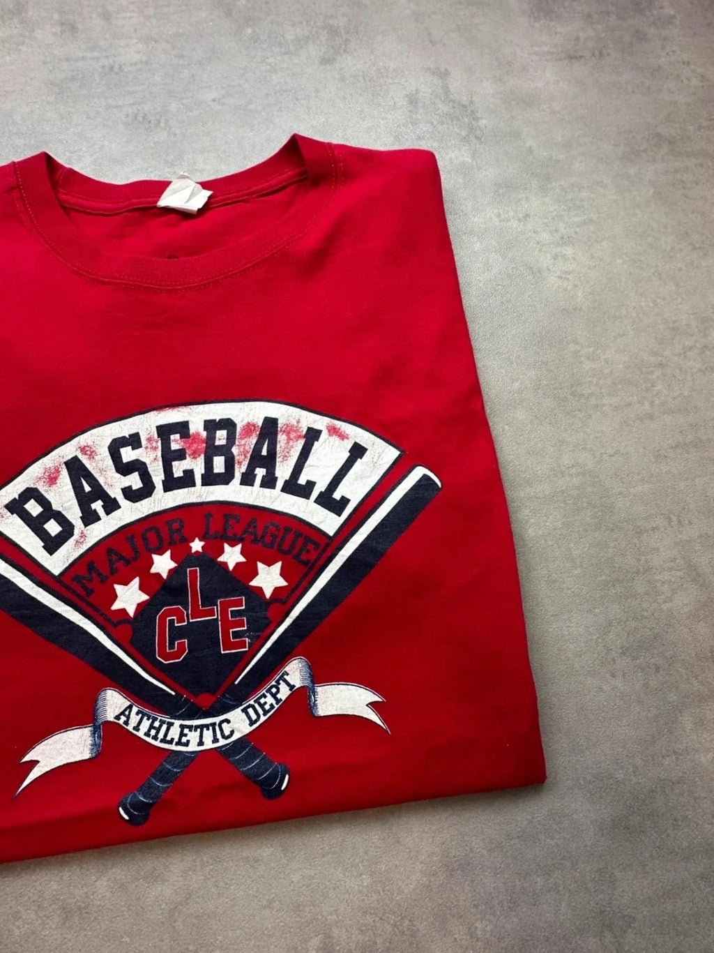Tee Shirt Vintage Harber Baseball Rouge – Major League