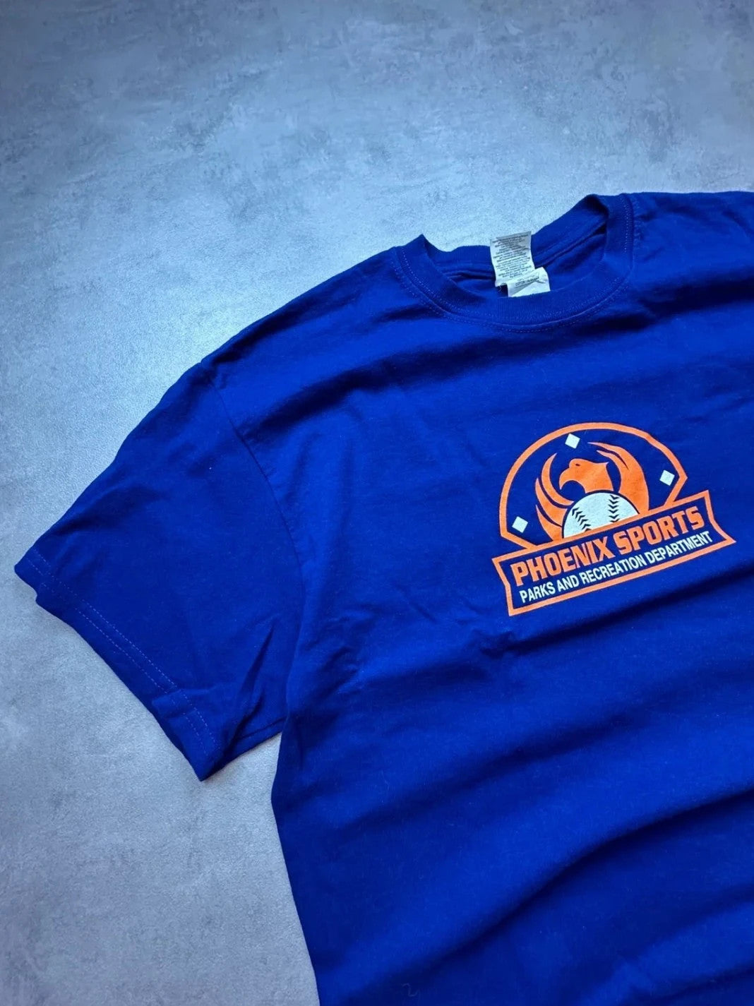Tee Shirt Vintage Phoenix Sport Baseball Team Purple