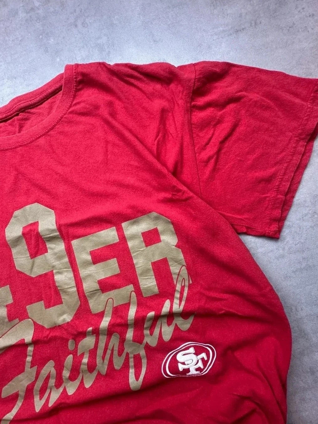 Tee-Shirt San Francisco 49ers Vintage Faithful Rouge – NFL