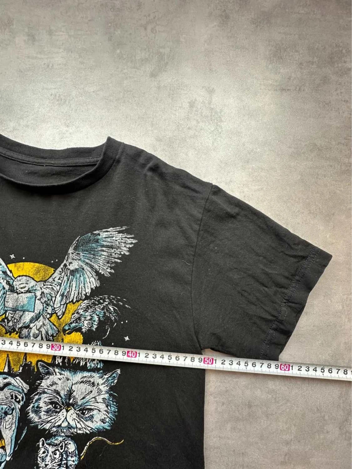 T-Shirt Vintage Harry Potter Créatures Magiques Noir