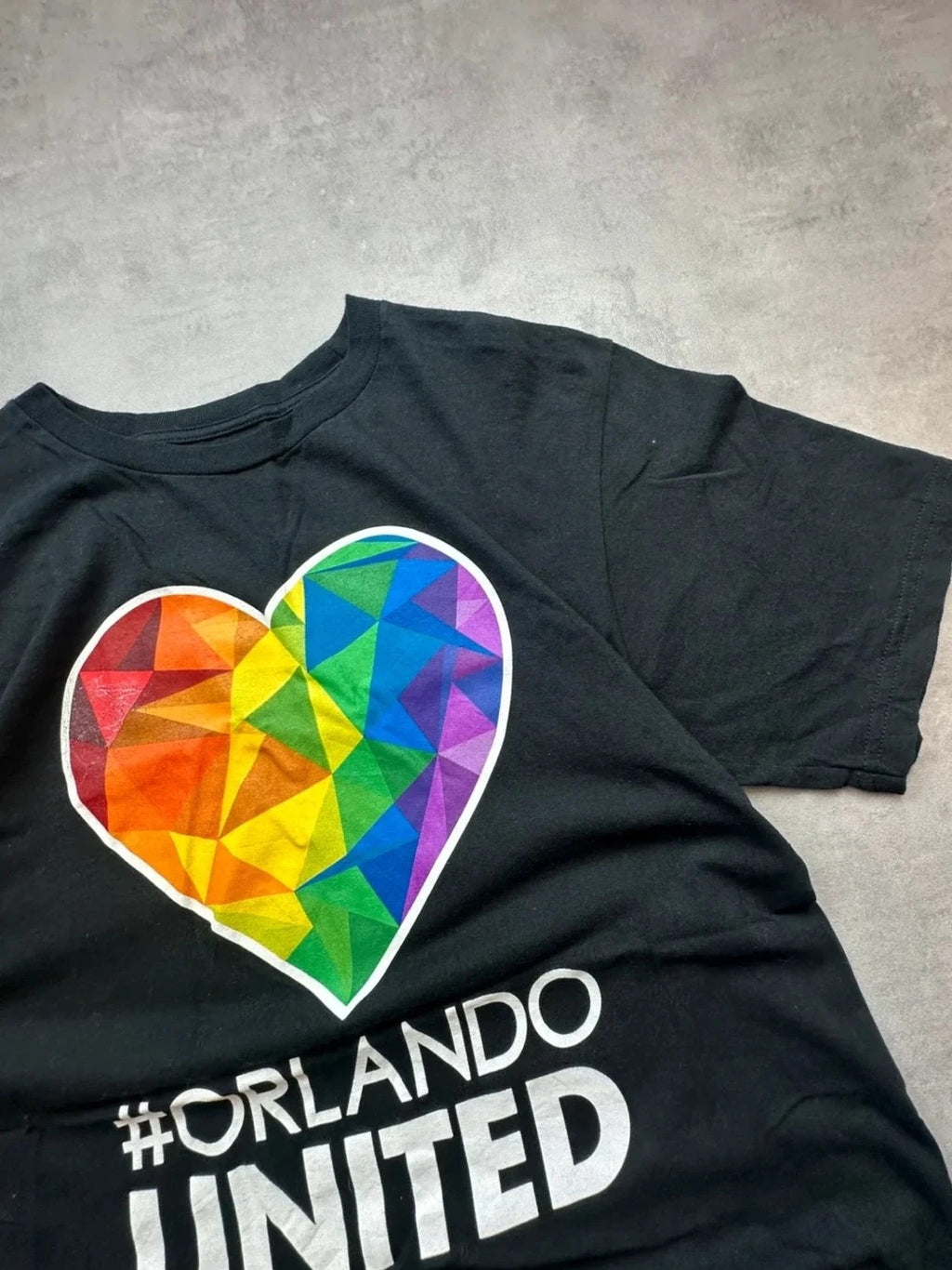 Tee-Shirt Adidas Vintage Pride Edition Orlando United Noir – Taille M