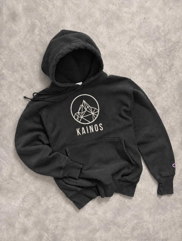 Sweat Hoodie Vintage Champion Kainos – Noir