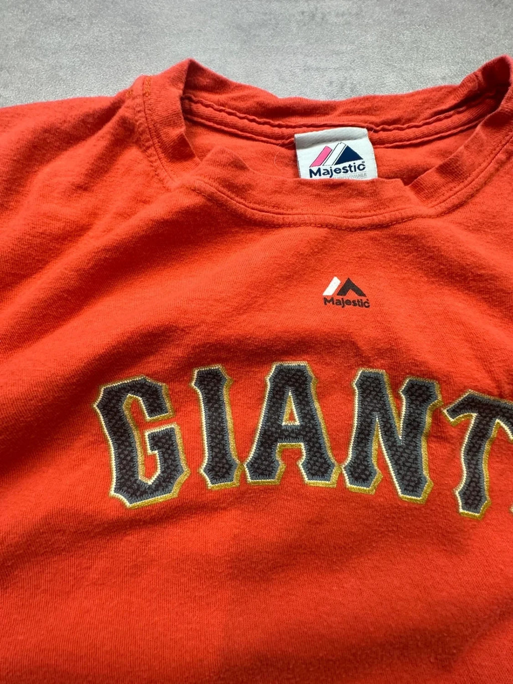 Tee-Shirt Vintage Y2K San Francisco Giants Orange