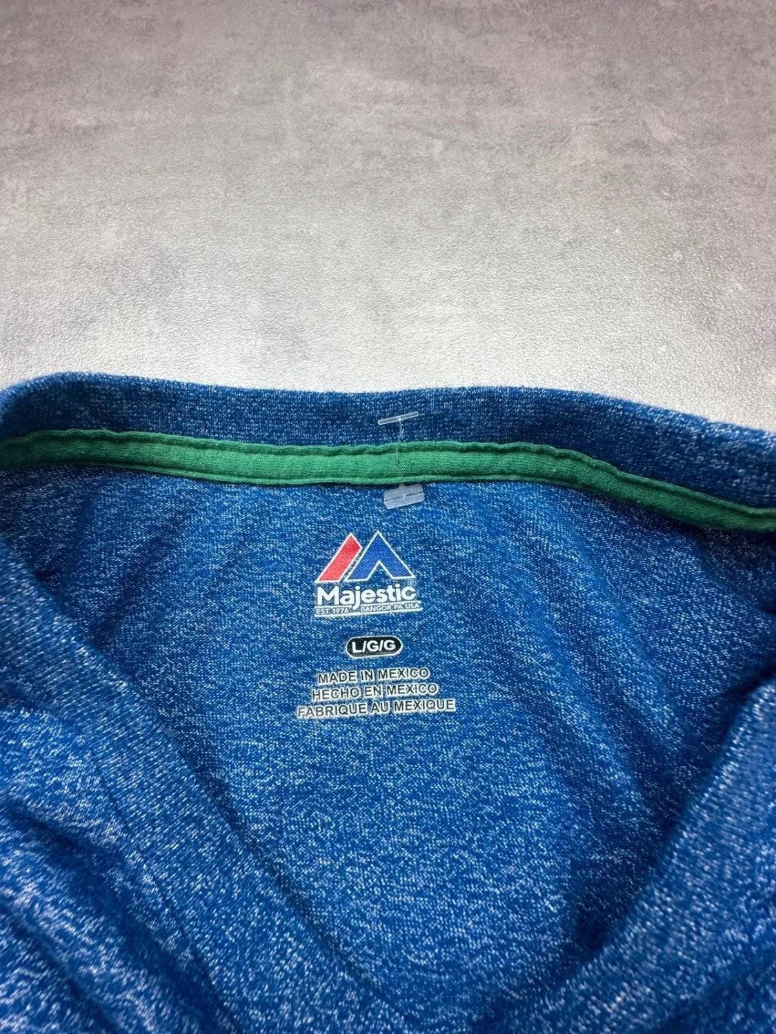 Tee-shirt NFL Vintage Seattle Seahawks Steve Largent #80 Majestic Bleu