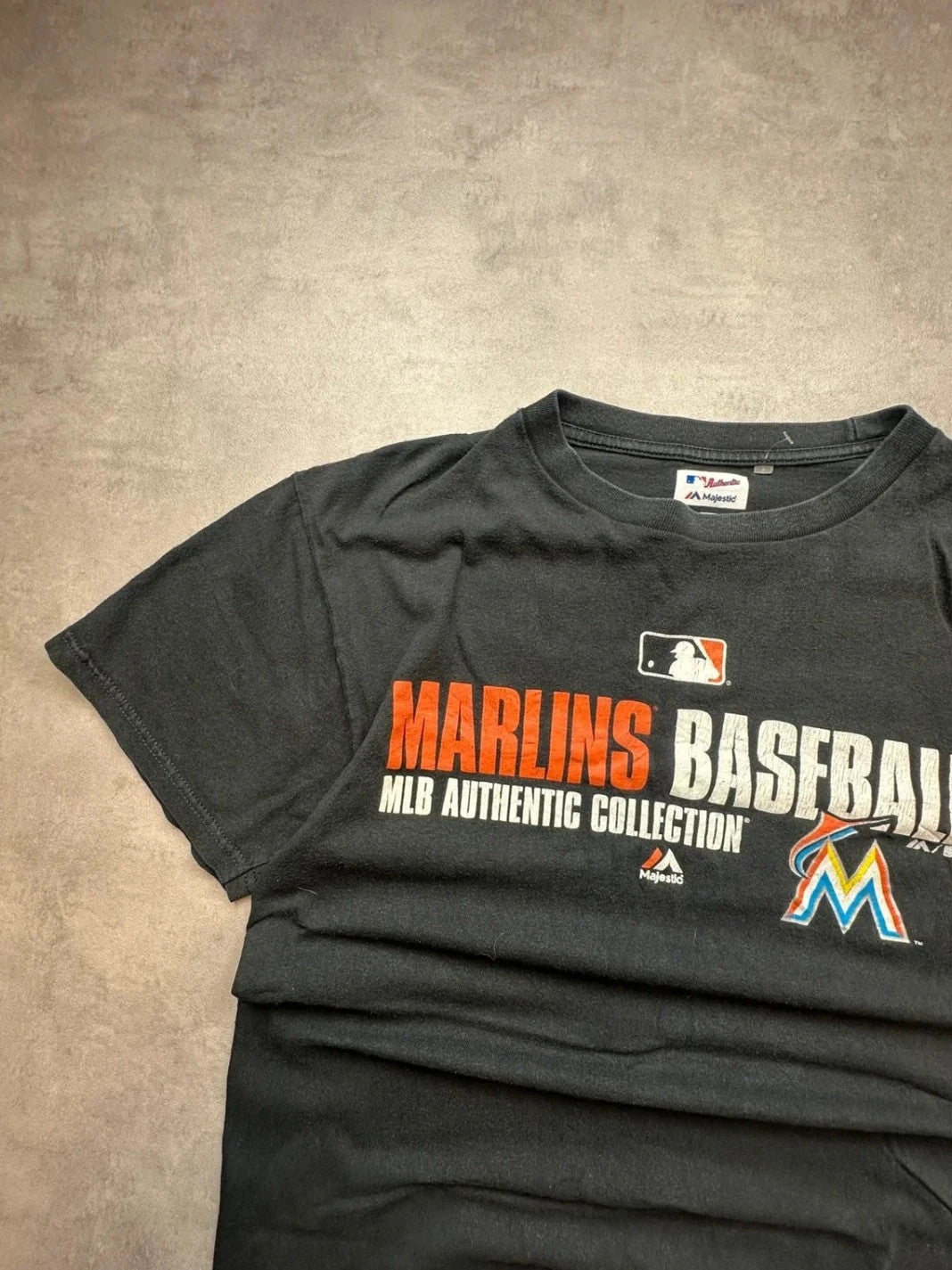 Tee Shirt MLB Vintage Miami Marlins – Noir