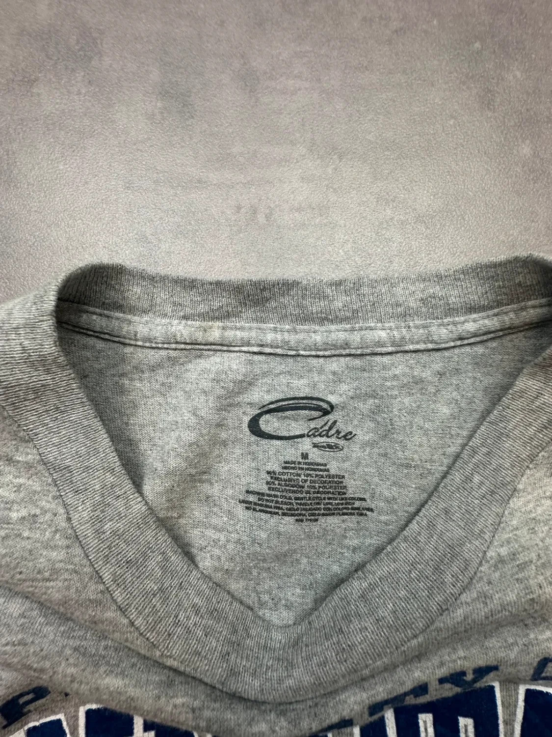 Tee-shirt Vintage Penn State University Gris Années 90
