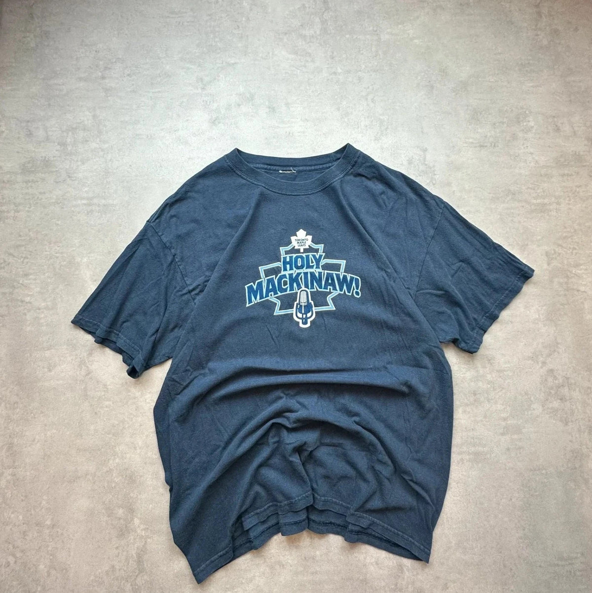 Tee Shirt Vintage Holy Mackinaw Toronto Maple Leafs – Marine