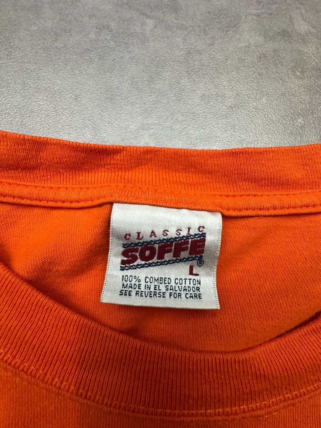Tee-Shirt Vintage Illinois Fighting Illini NCAA Orange