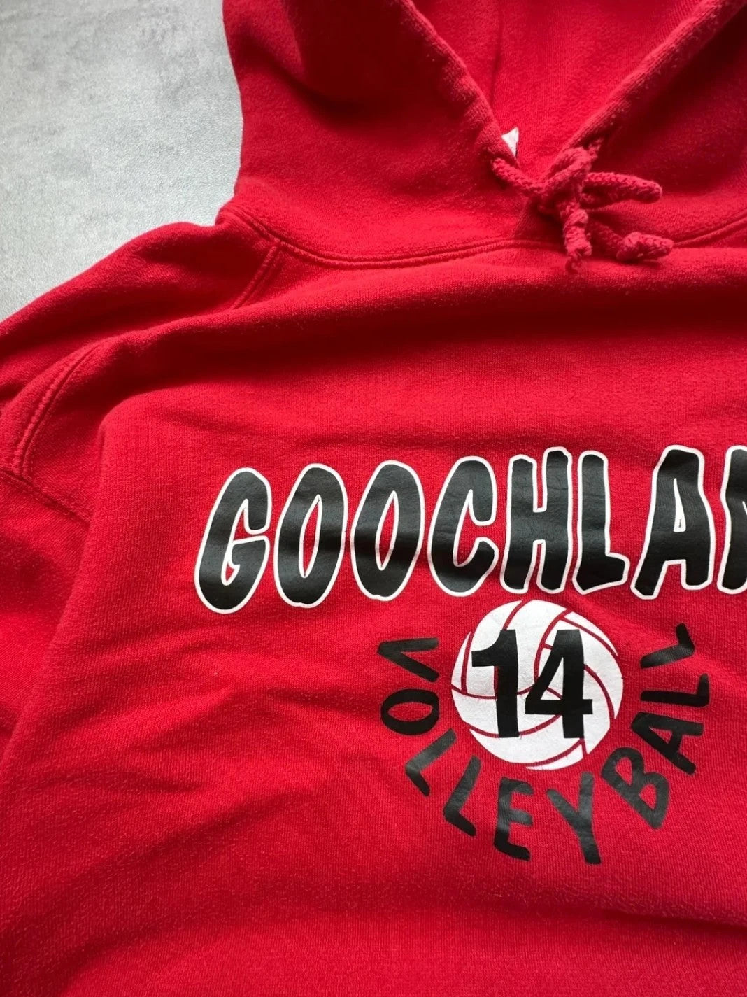 Sweat Vintage USA Goochland Volleyball Rouge