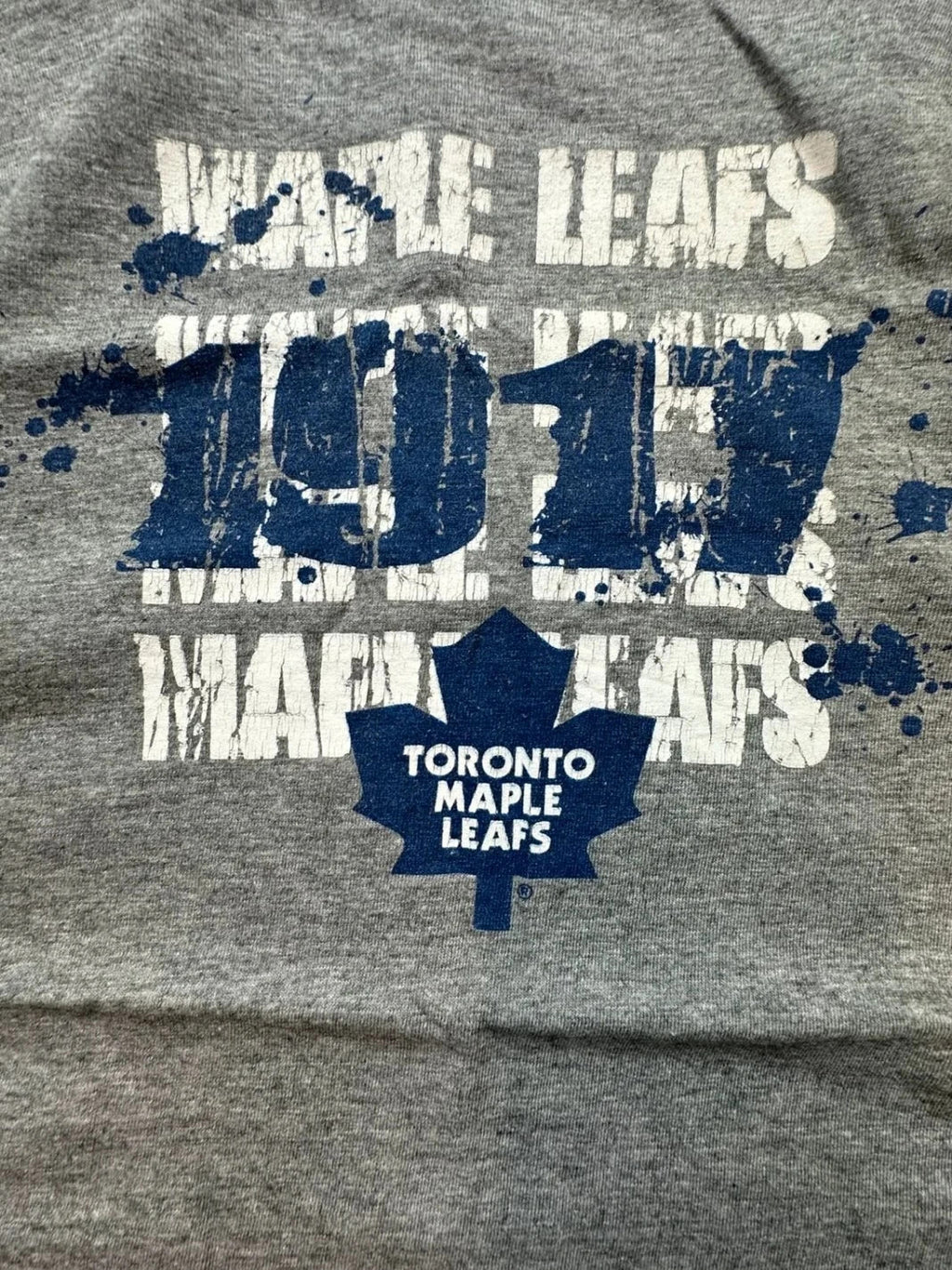 Tee Shirt Vintage Toronto Maple Leafs – Gris