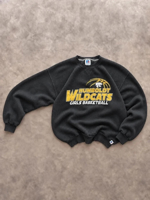 Sweat Russell Athletic Vintage Humboldt Wildcats Basketball – Noir