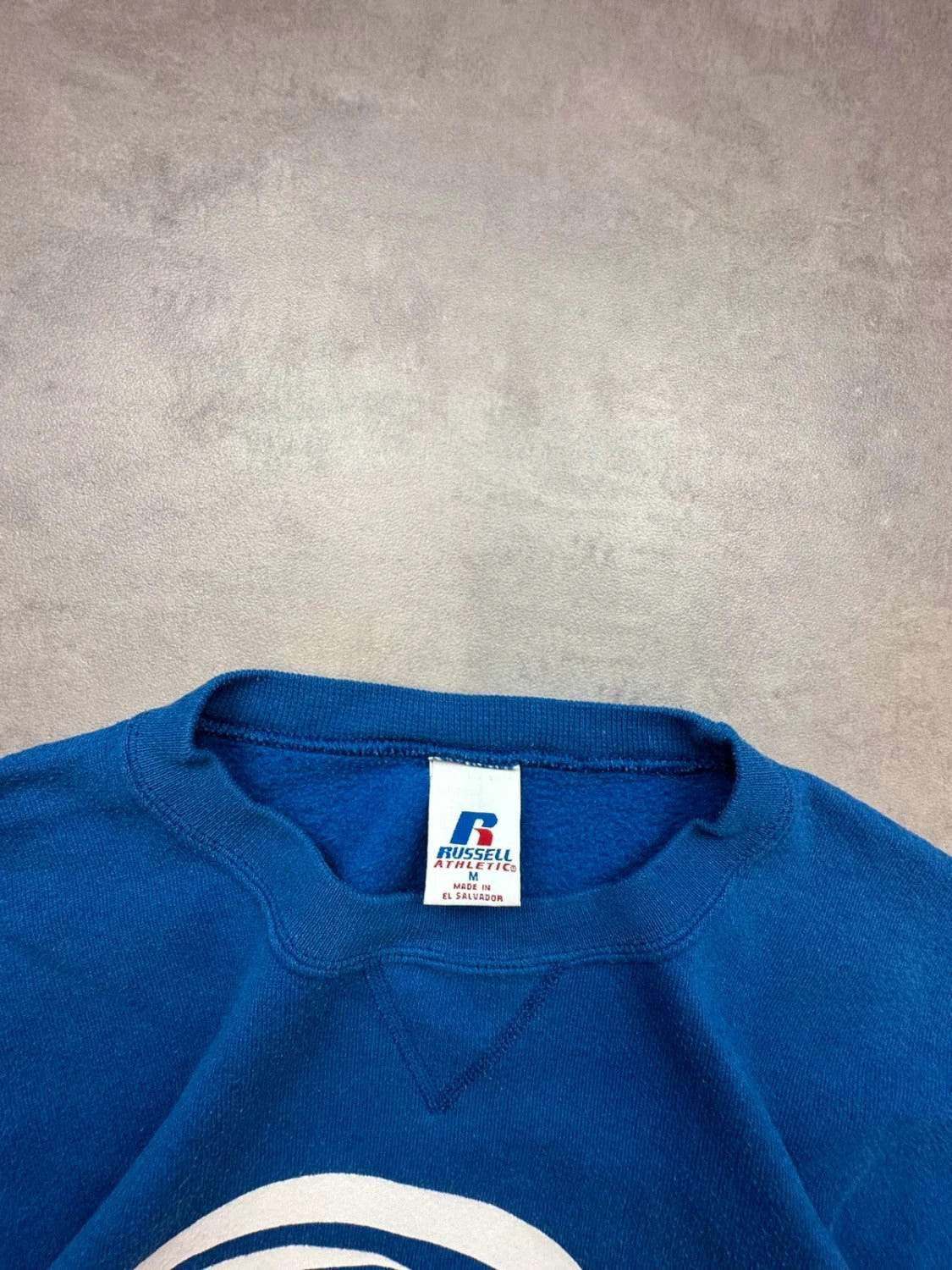Sweatshirt Russell Athletic Vintage Pepperdine Waves – Bleu