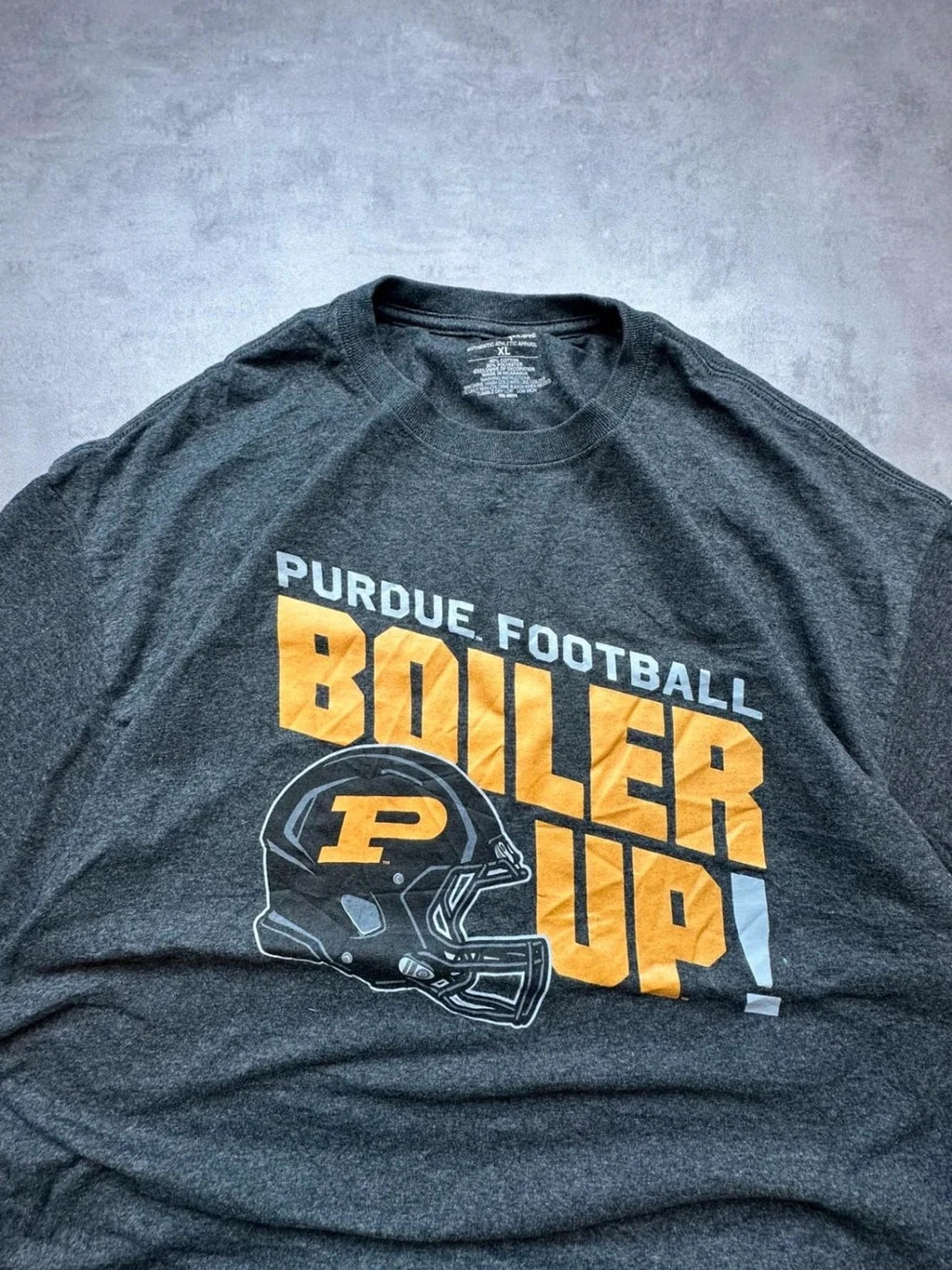 Tee-Shirt Purdue Boilermakers Vintage Gris – College Football NCAA