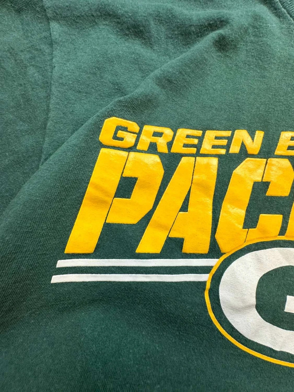 T-Shirt Vintage NFL Green Bay Packers Majestic Vert