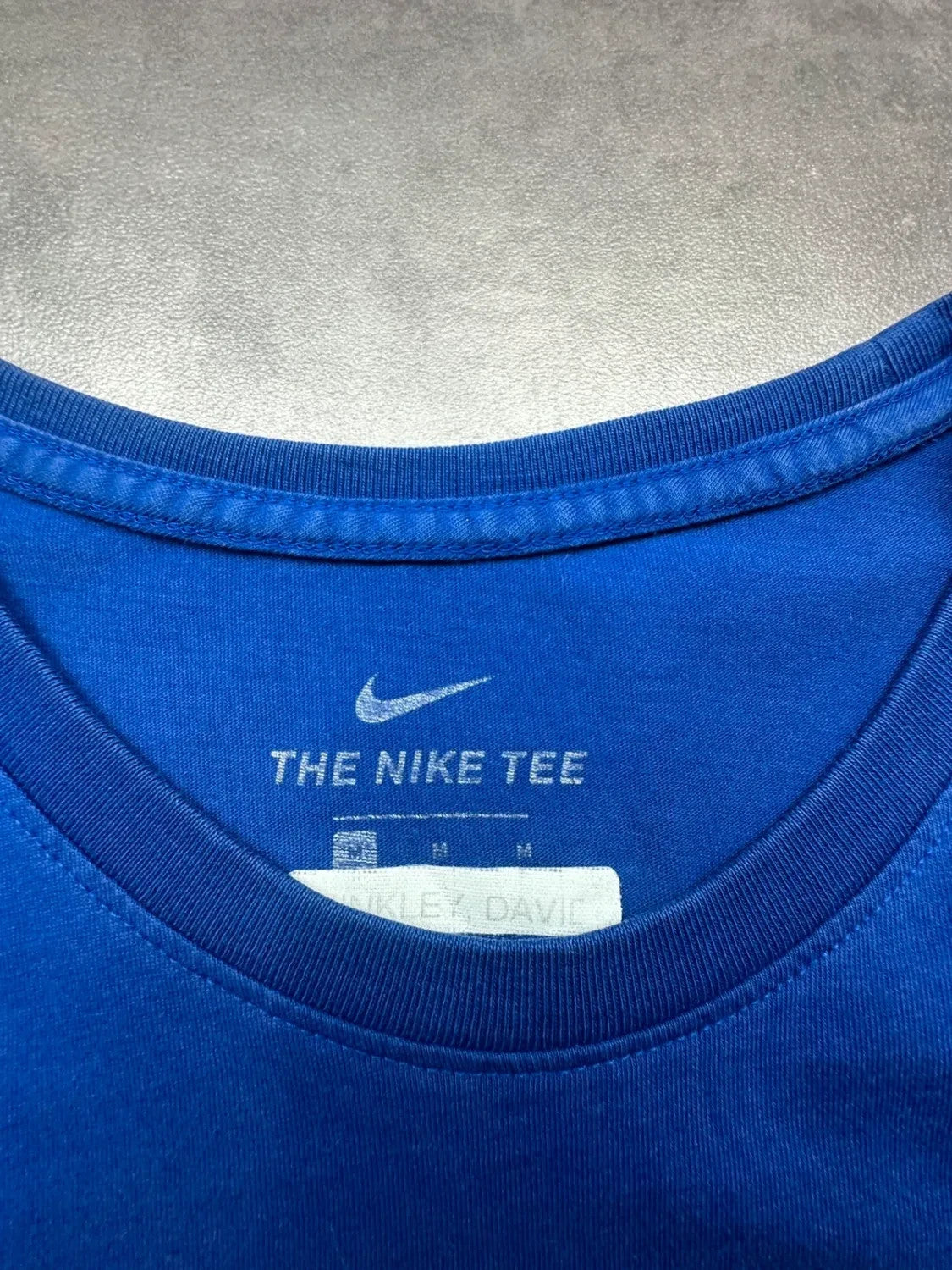 Tee-shirt Nike Vintage FC Barcelone Bleu Homme Taille M | WellStore Vintage