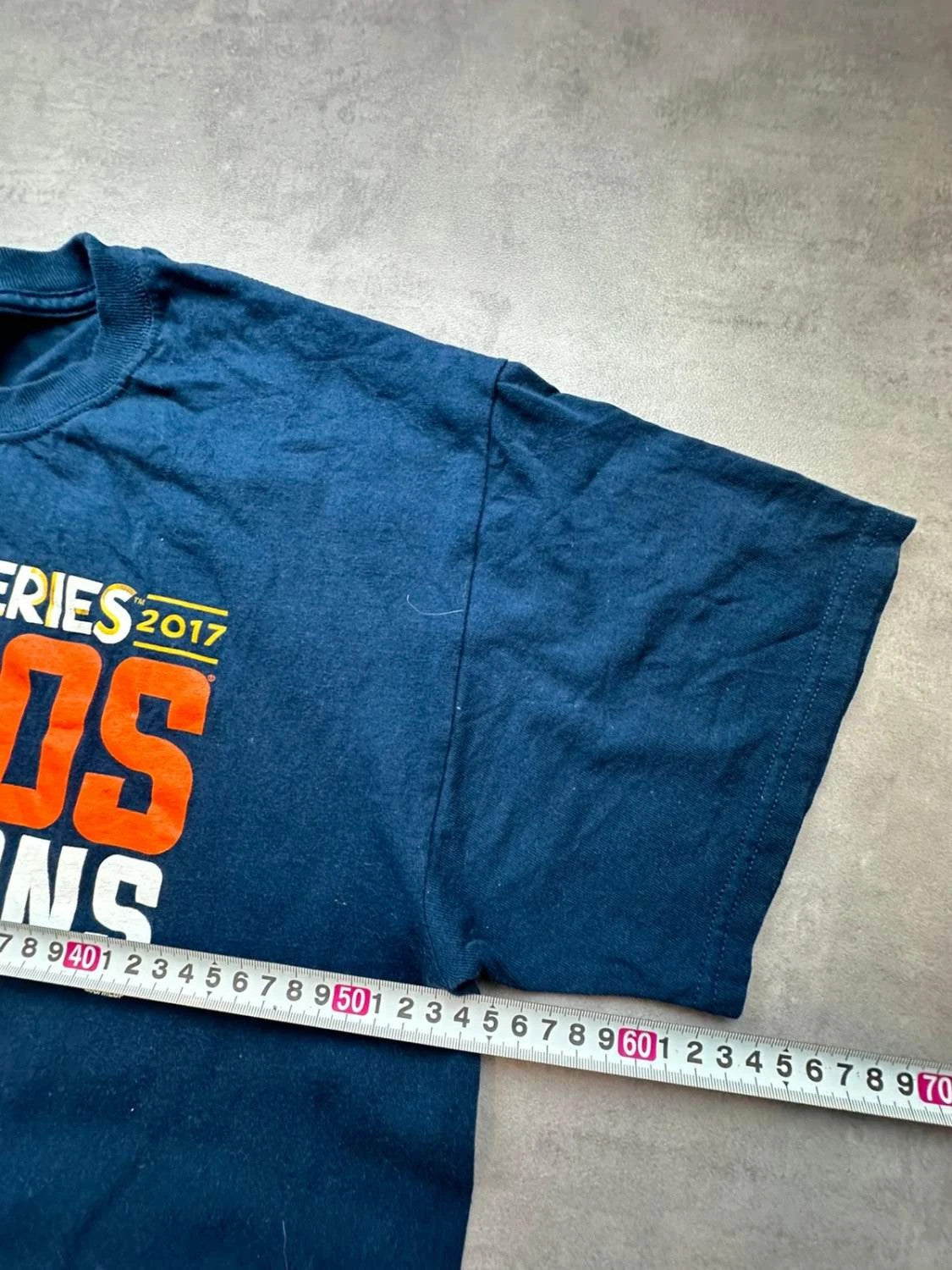 T-Shirt MLB Vintage Astros Champions 2017 Marine