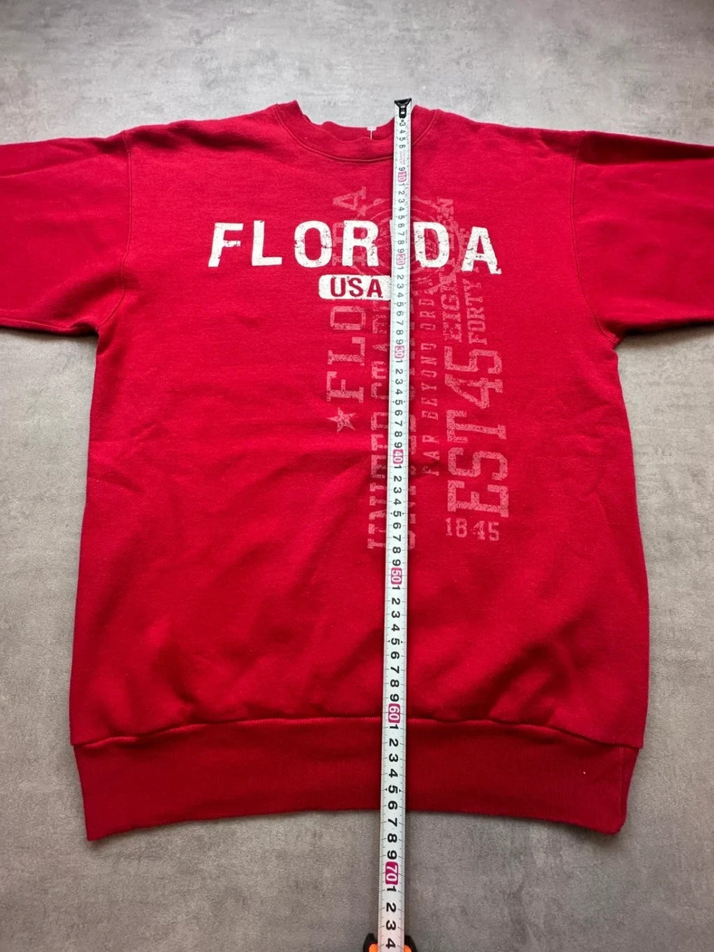 Sweat Vintage Florida USA Rouge – College & Sportswear