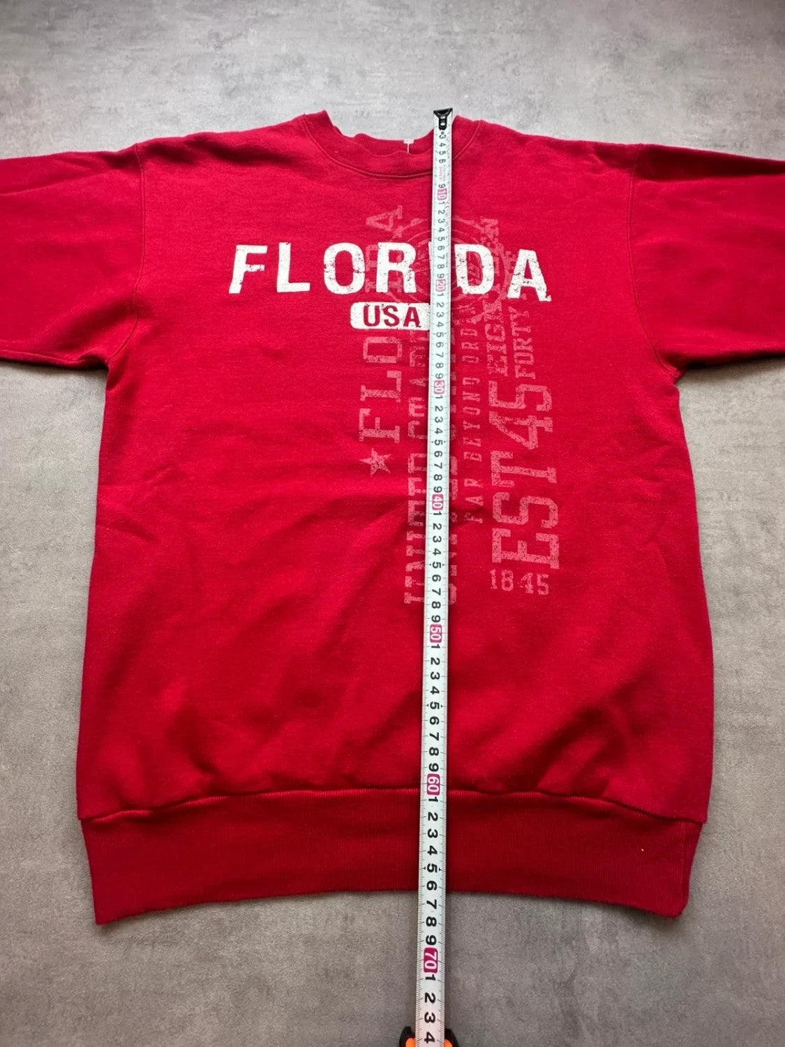 Sweat Vintage Florida USA Rouge – College & Sportswear