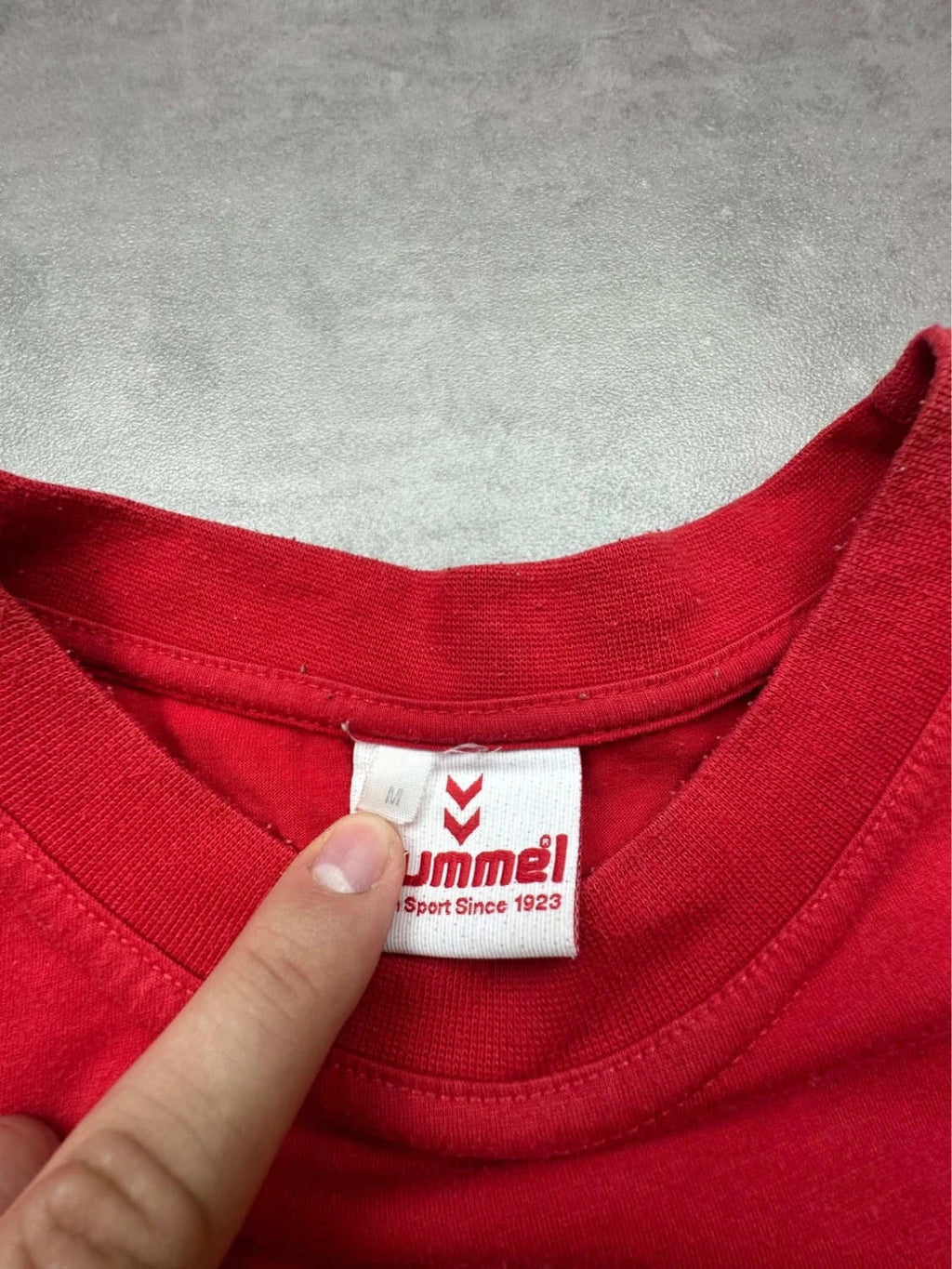 T-Shirt Vintage Hummel Sportswear Graphic Rouge
