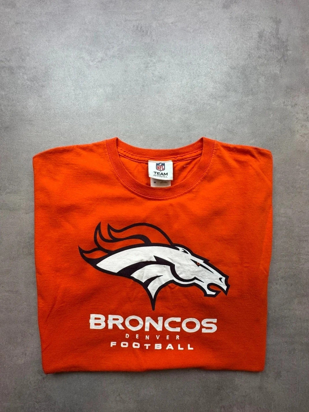 Tee-Shirt Vintage Denver Broncos Football Orange