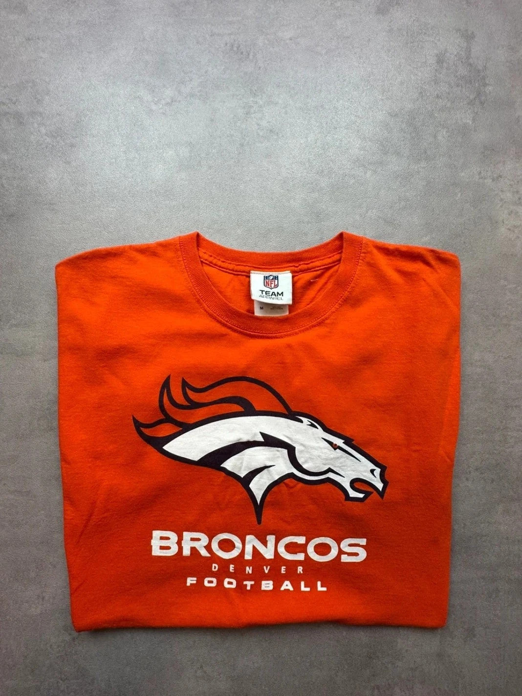 Tee-Shirt Vintage Denver Broncos Football Orange