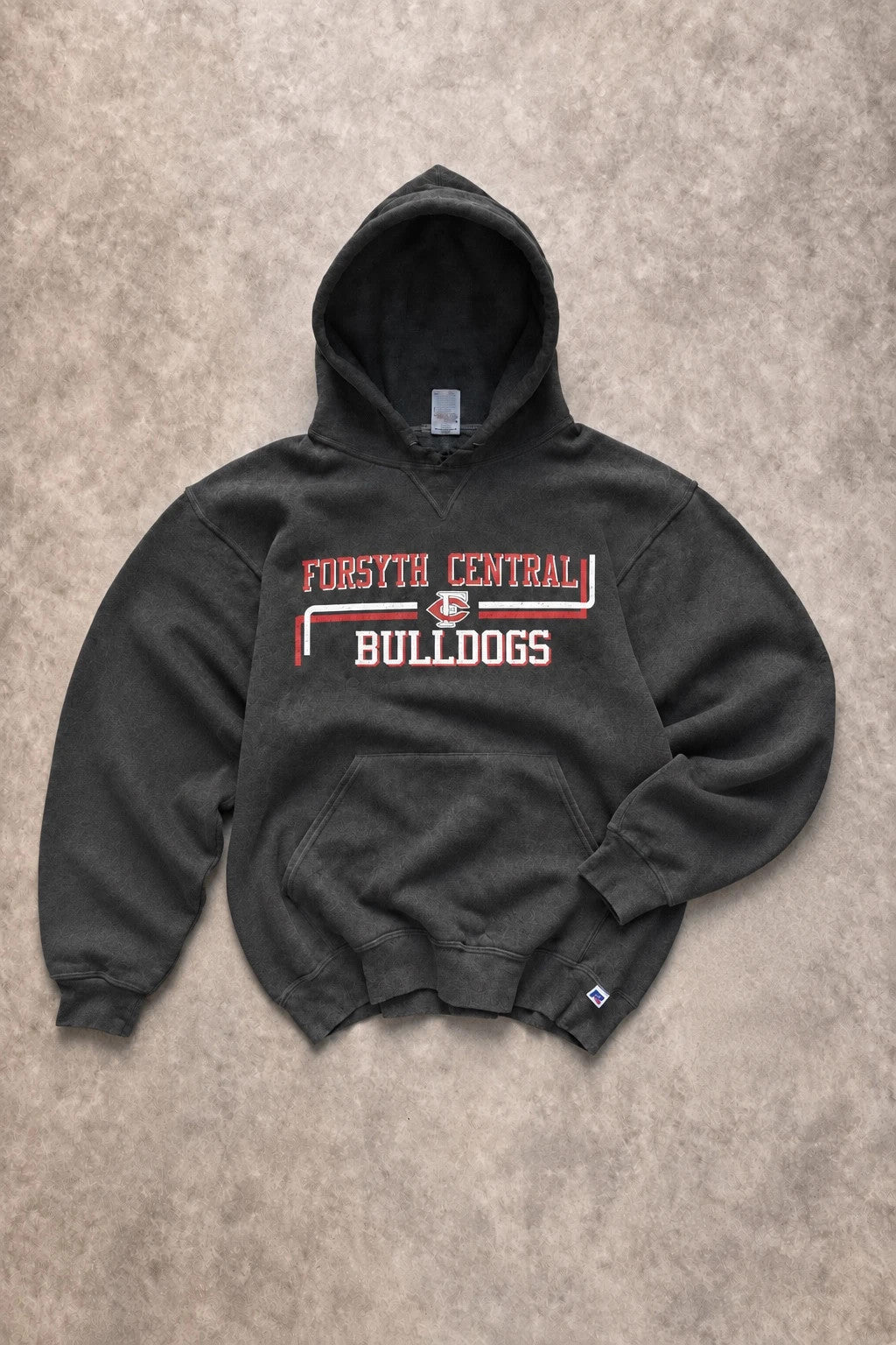 Sweat Russell Athletic Vintage Forsyth Central Bulldogs – Noir