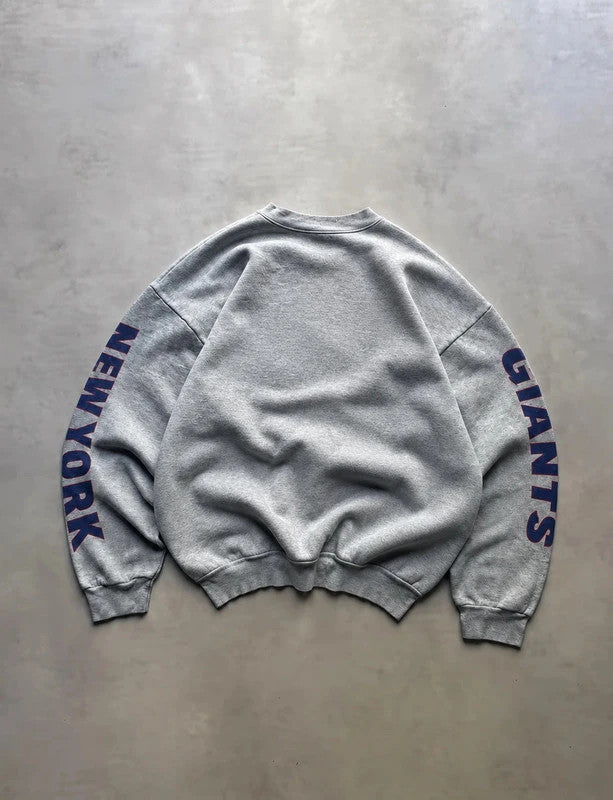 Sweat Crewneck Vintage New York Giants NFL – Gris