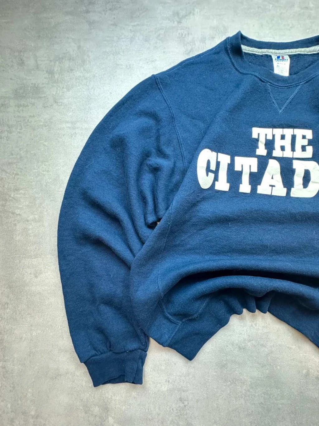 Sweat Russell Athletic Vintage The Citadel – Navy Oversize