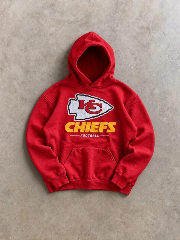 Hoodie Kansas City Chiefs NFL Vintage 90s – Rouge Football USA