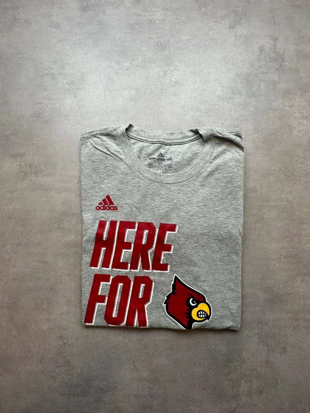 Tee-Shirt Adidas Vintage Louisville Hoops Gris – College Basketball