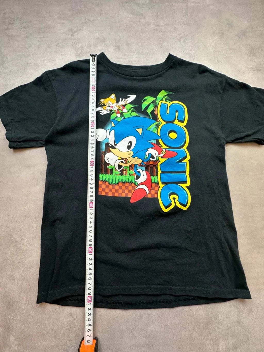 Tee Shirt Vintage Sonic The Hedgehog Sega Noir – Graphic Gaming Y2K 90s Streetwear