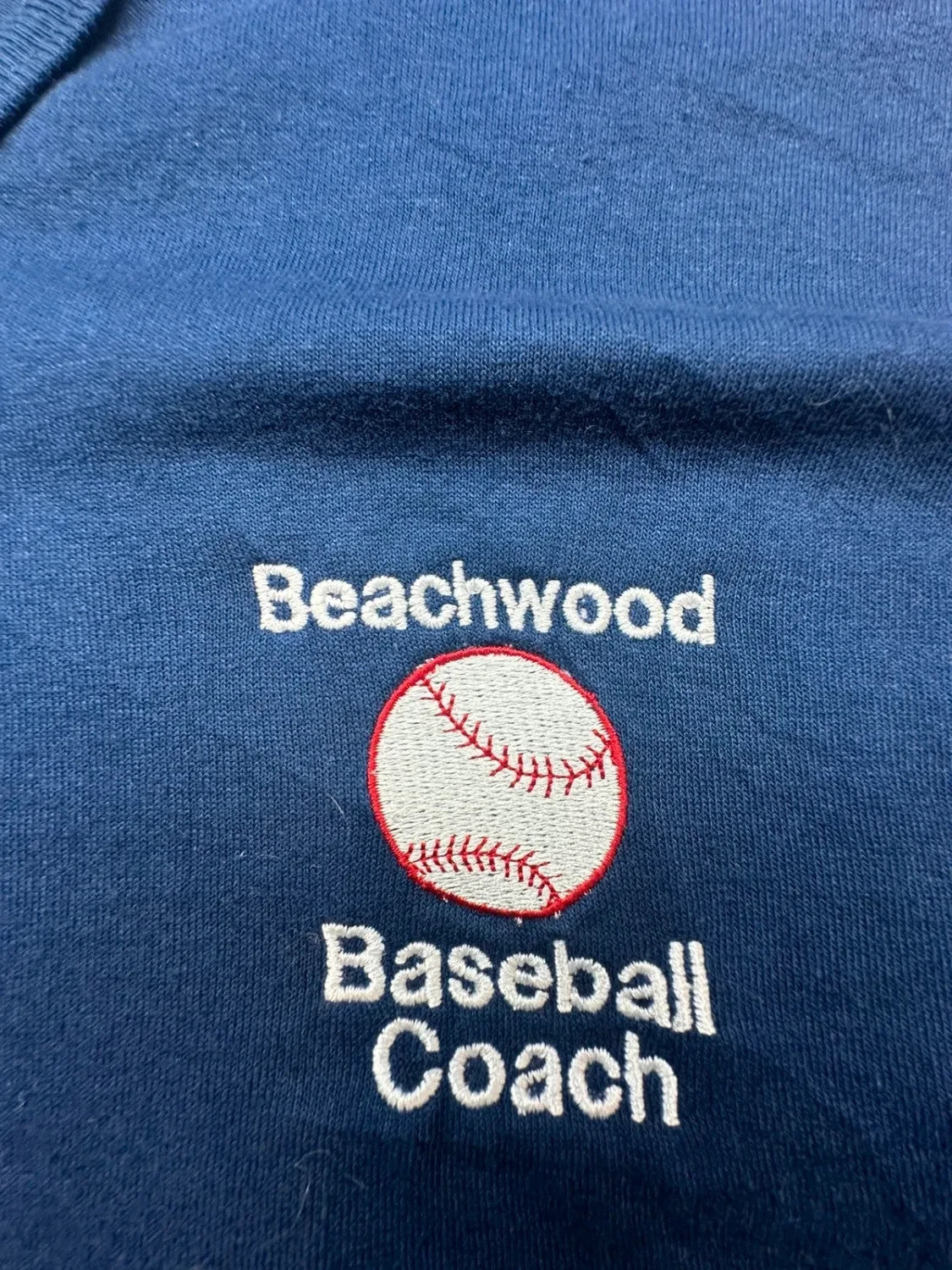 Tee-shirt Vintage Beachwood Baseball Coach Bleu Marine