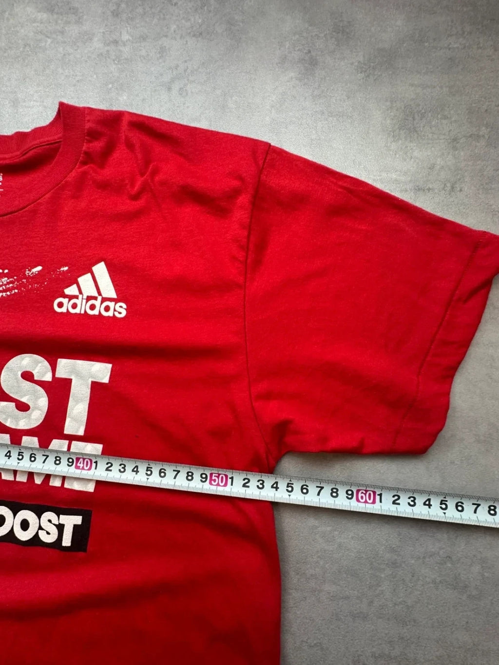 Tee-shirt Adidas Vintage Barricade Boost Rouge | WellStore Vintage