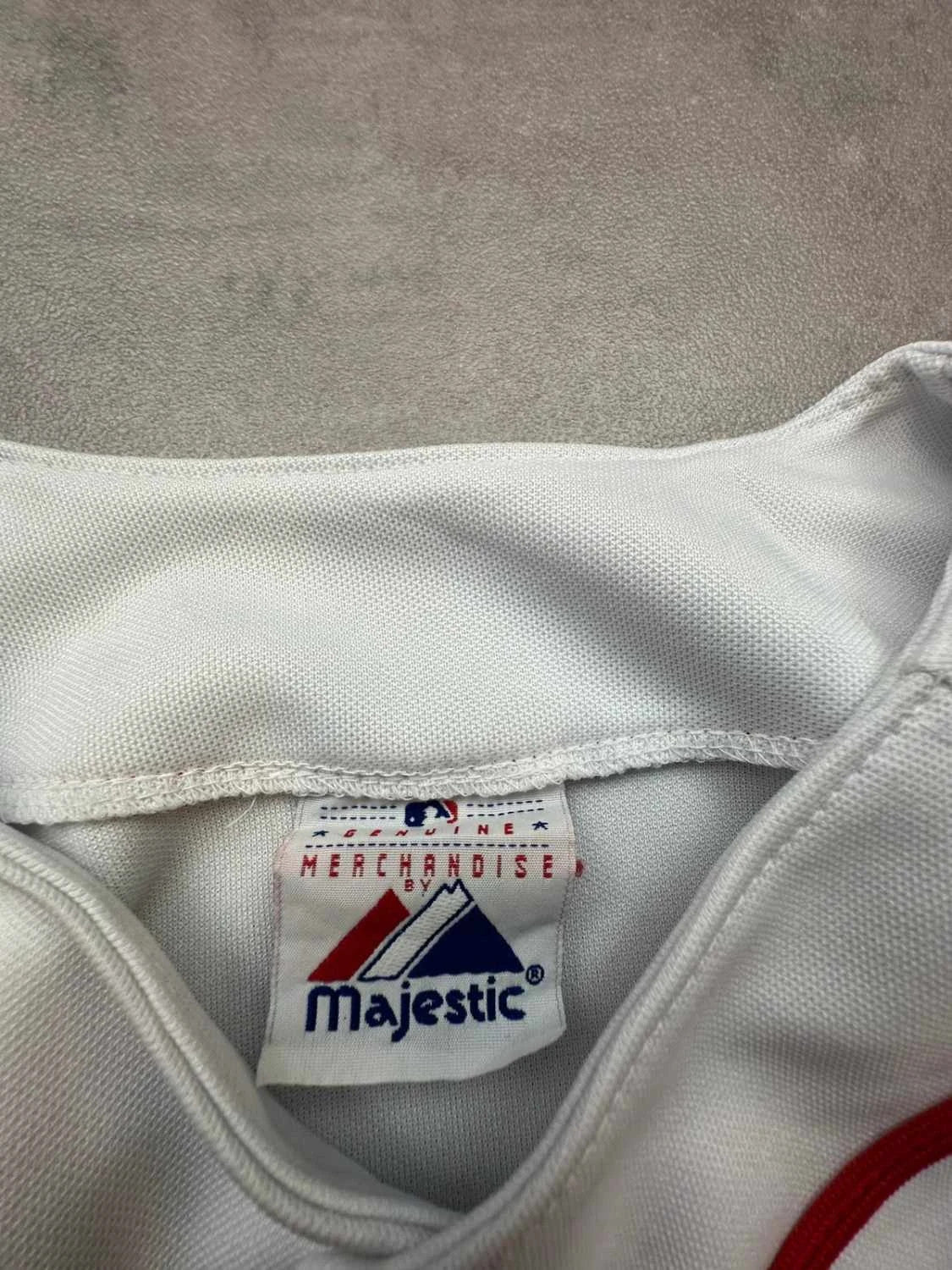 Maillot Vintage MLB Boston Red Sox Jason Varitek #33 – Majestic