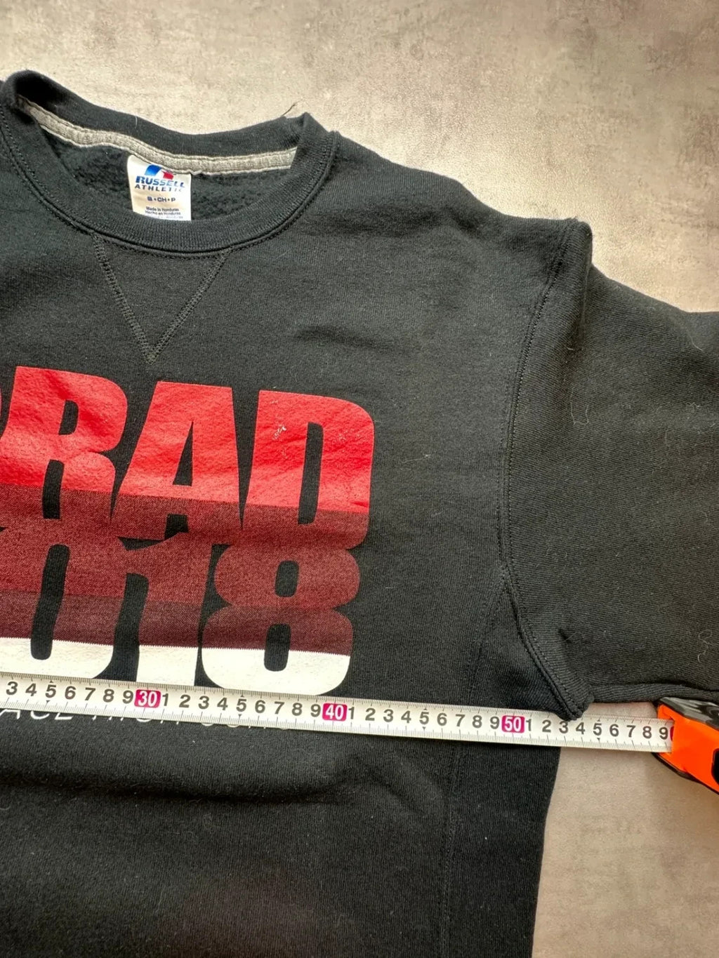 Sweat Russell Athletic Vintage GRAD 2018 Doublure Épaisse