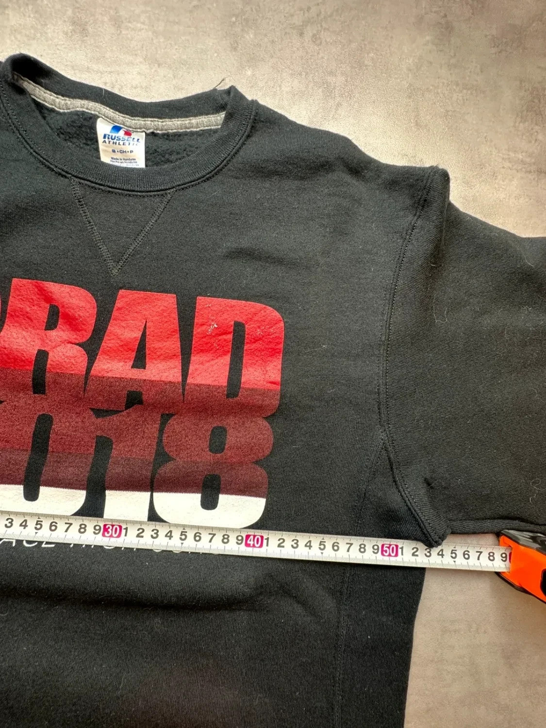 Sweat Russell Athletic Vintage GRAD 2018 Doublure Épaisse