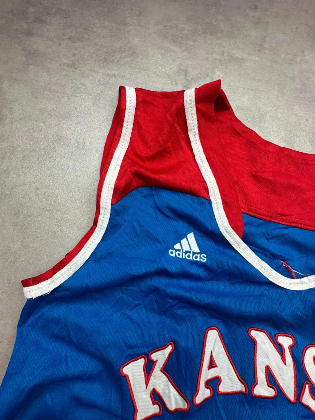 Maillot Adidas Kansas Jayhawks #22 Andrew Wiggins – Bleu