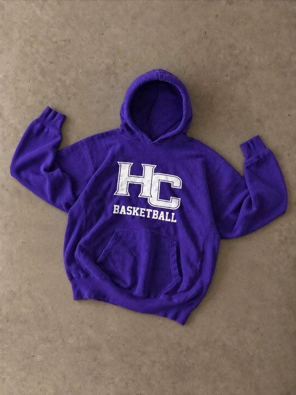 Hoodie HC Basketball Vintage – Violet College USA