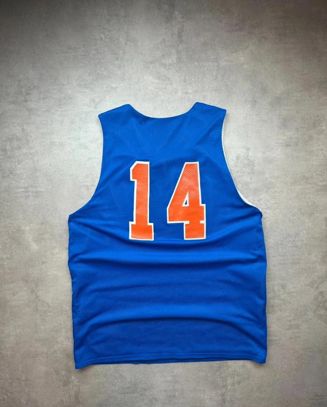 Maillot Basketball Nike Vintage Réversible BSS Bleu Blanc