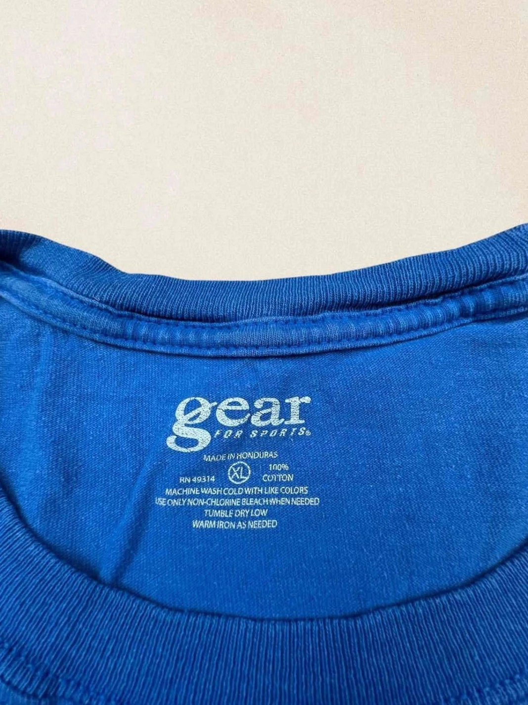 Tee-shirt College Vintage Bethel University Bleu