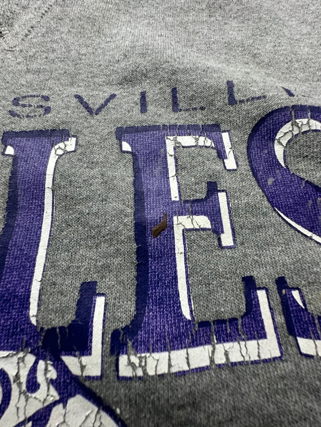 Sweat Russell Athletic Vintage Lanesville Eagles Gris